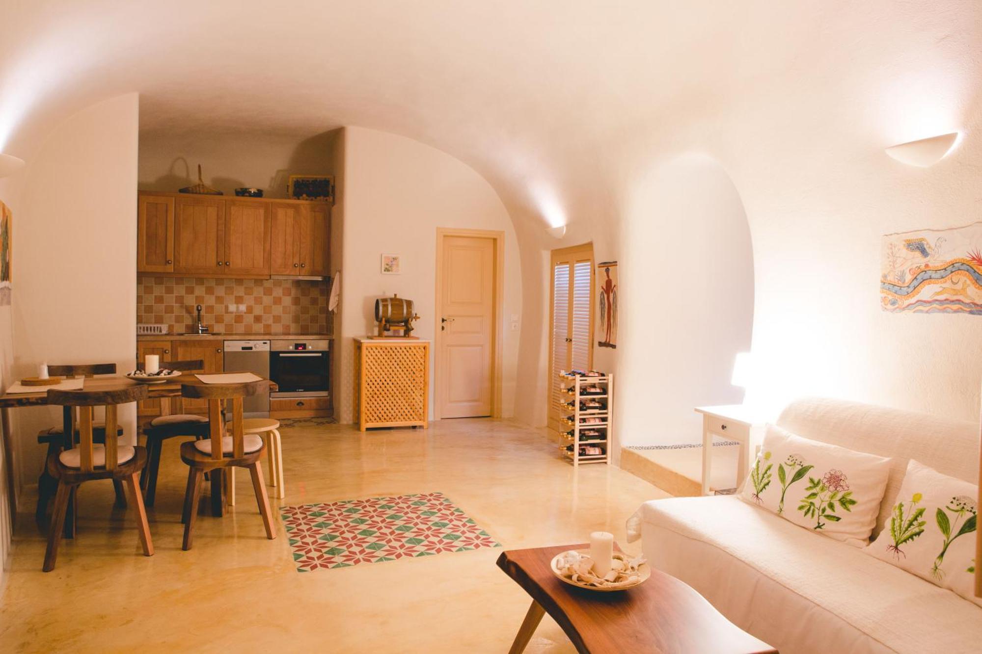 Villa Flora'S House & Cave Winery Pyrgos Kallistis Exterior foto